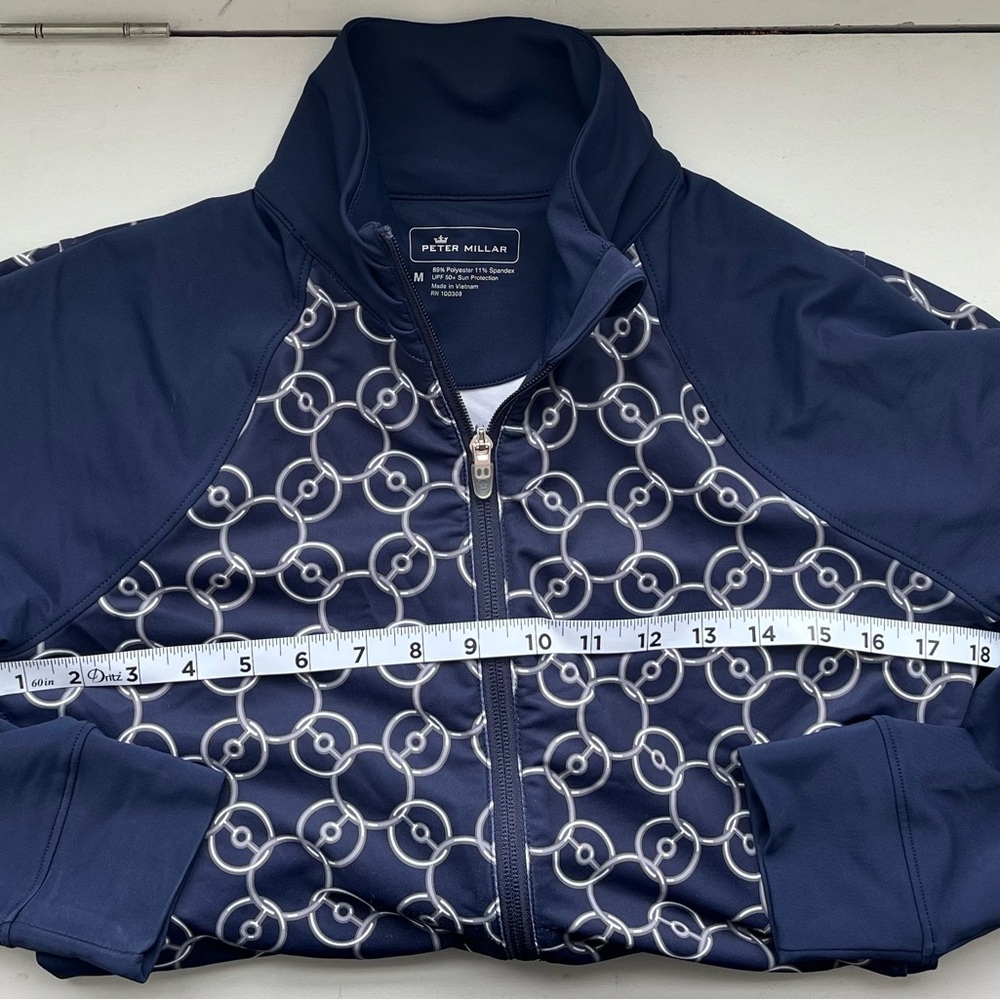 Peter Millar Navy Golf Jacket, Medium - image 4